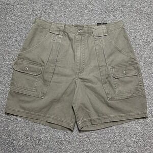 Geographic Cargo Wear Y2K Olive Green Utility‎ Shorts Men's Size 38
